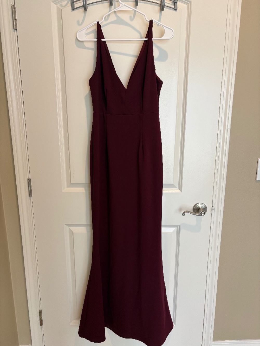 Lulus Infinite Glory Maxi Wine Red